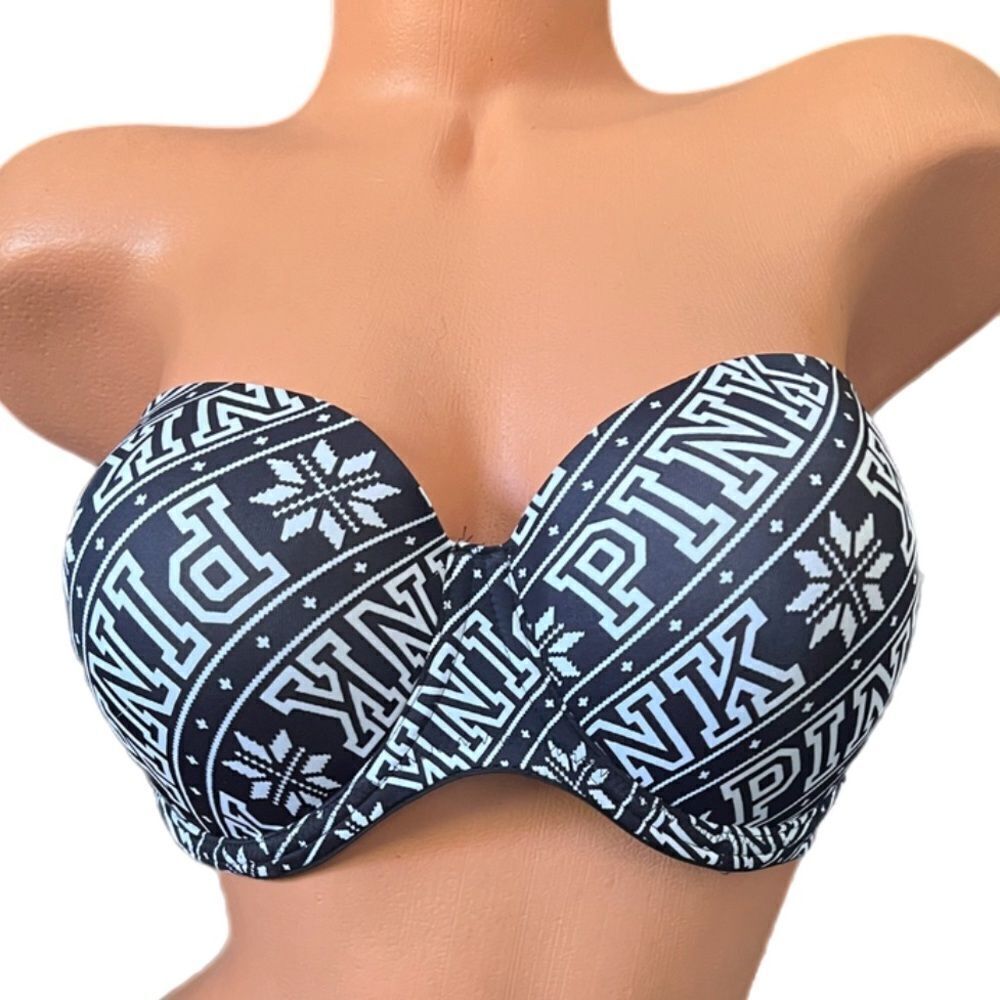 Victoria’s Secret Pink Wear Everywhere Multi-way Push Up padded bra black 34DD